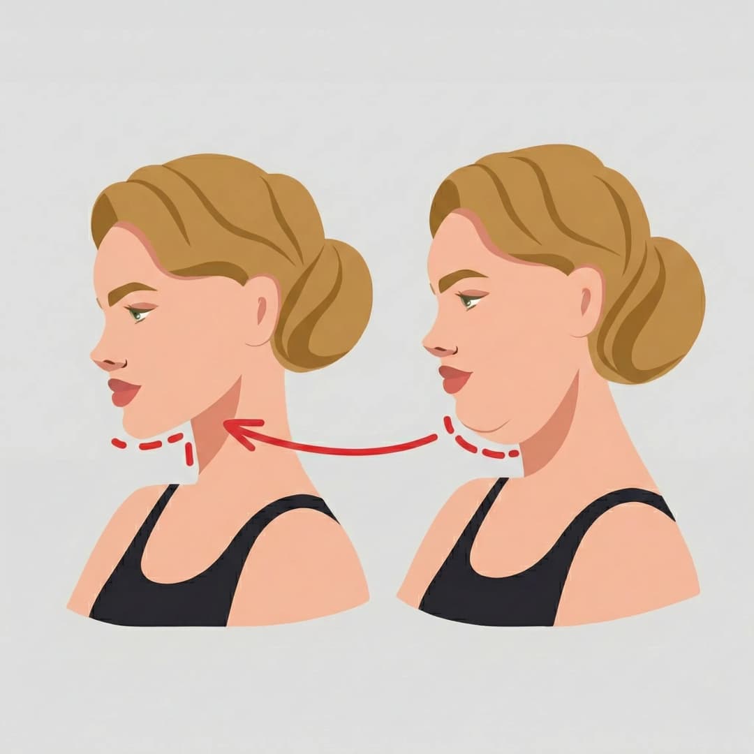 Frau strahlt mit neuem Wohlbefinden in den Wechseljahren