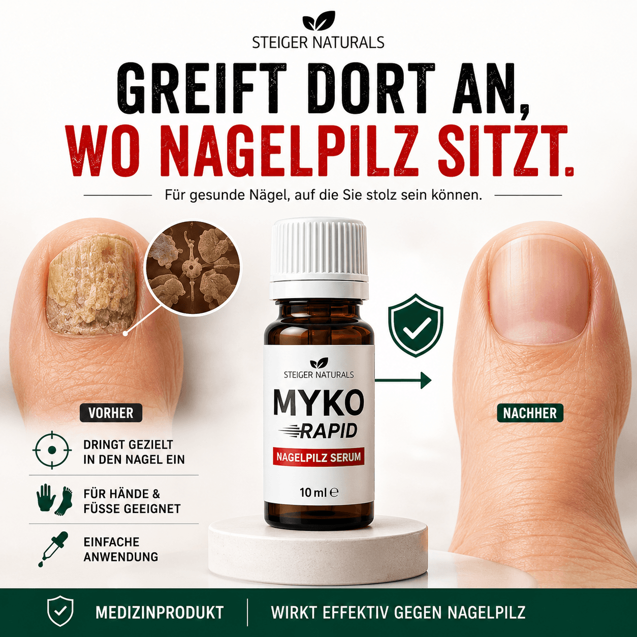 Myko Rapid Nagelpilz Serum Detailansicht