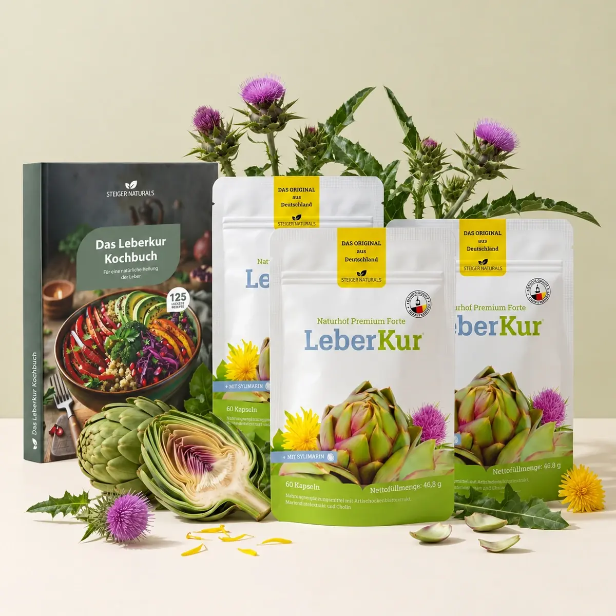 3-Packung Steiger Naturals Naturhof Leberkur